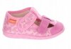 MILAMI 118 BR-61 PINK kapcie dziewczęce różowe na rzepy